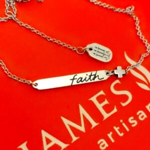 James Avery Rare & Retired "Faith" Horizon Necklace